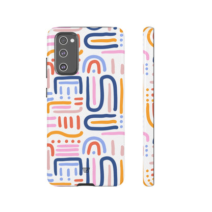 MEMPHIS BOLD LINES | Tough Phone Case