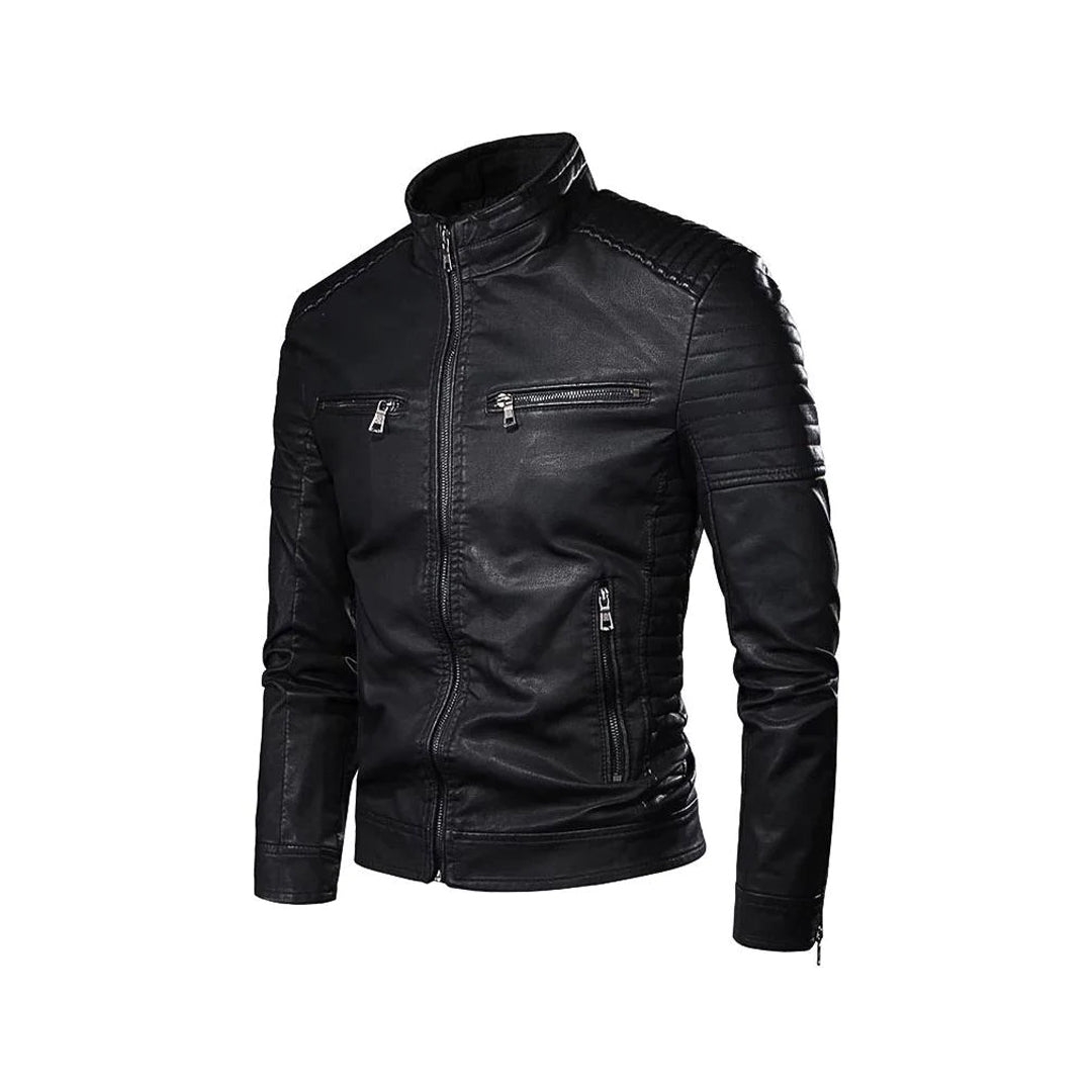 Austin Slim Fit Leather Jacket