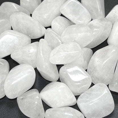 White Quartz Crystal Tumbled (1 Kilo)(2.2 LBs) Bulk Wholesale Lot Polished Gemstones