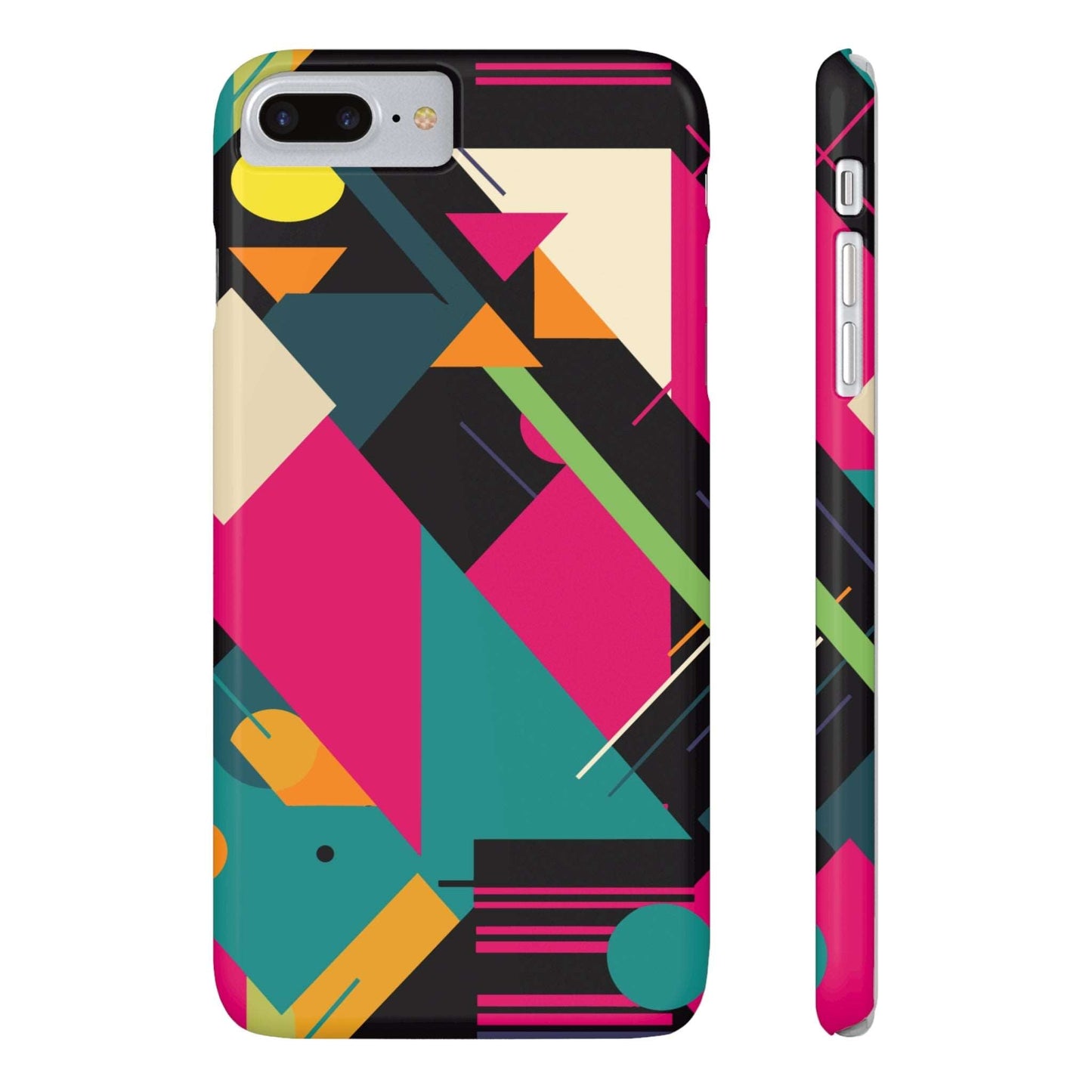 80s / 90s RETRO GEOMETRIC PATTERN | Slim iPhone Case