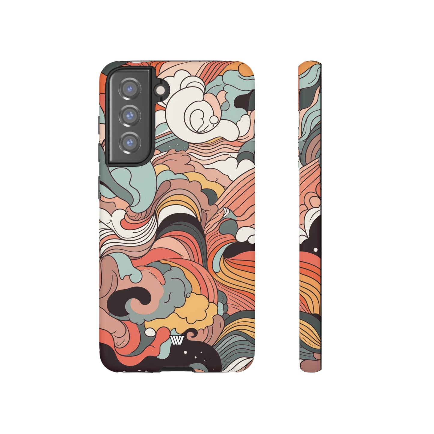 ABSTRACT DOODLE CLOUDS | Tough Phone Case