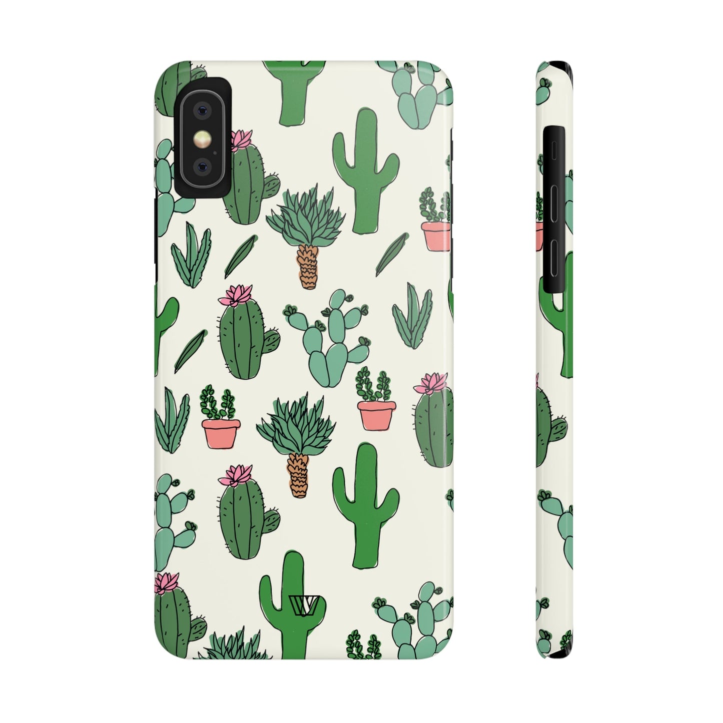 CACTUS DOODLES | Slim iPhone Case