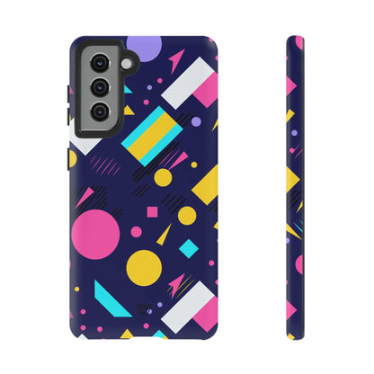 80s / 90s RETRO PATTERN DARK | Tough Phone Case