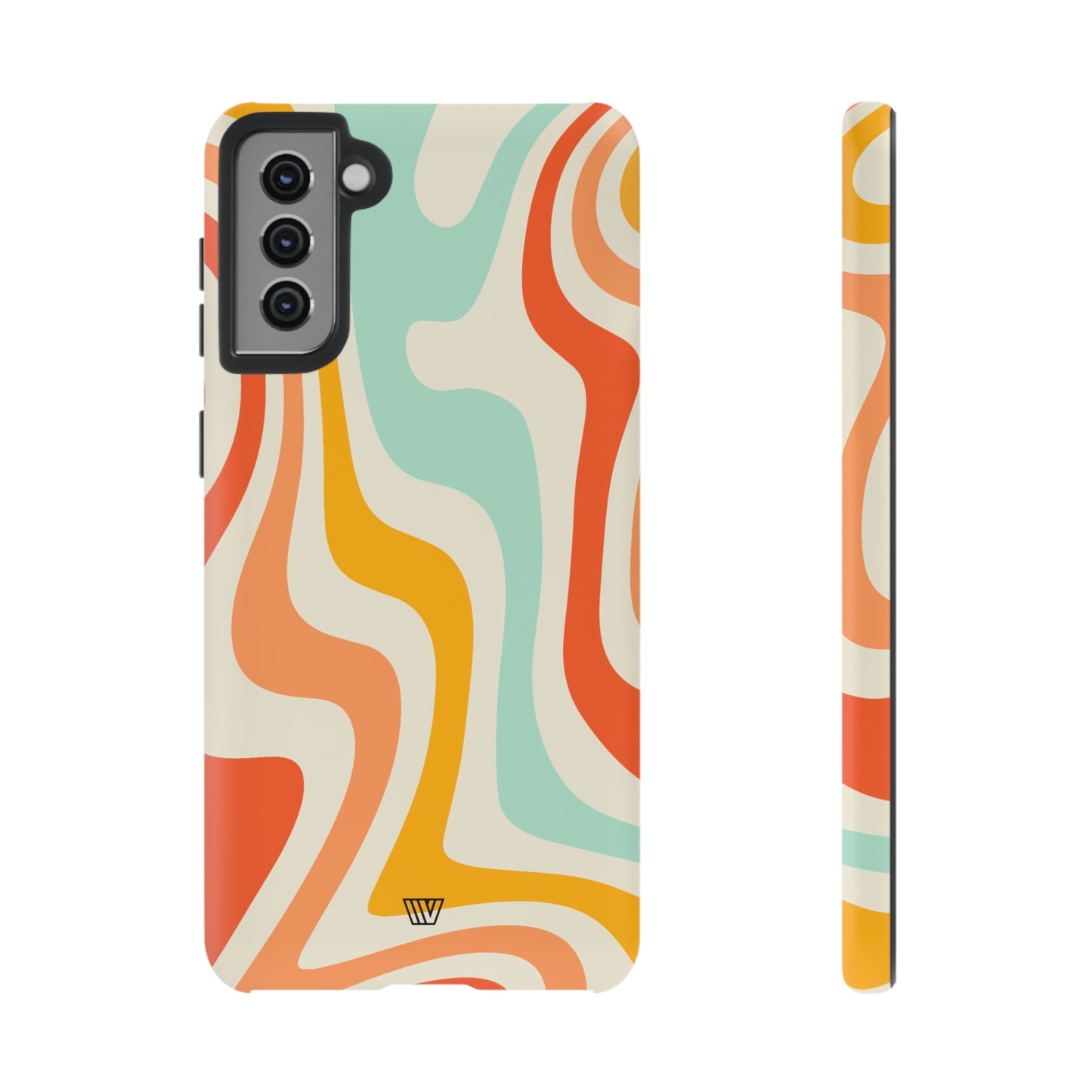 RETRO GROOVY SWIRLS | Tough Phone Case