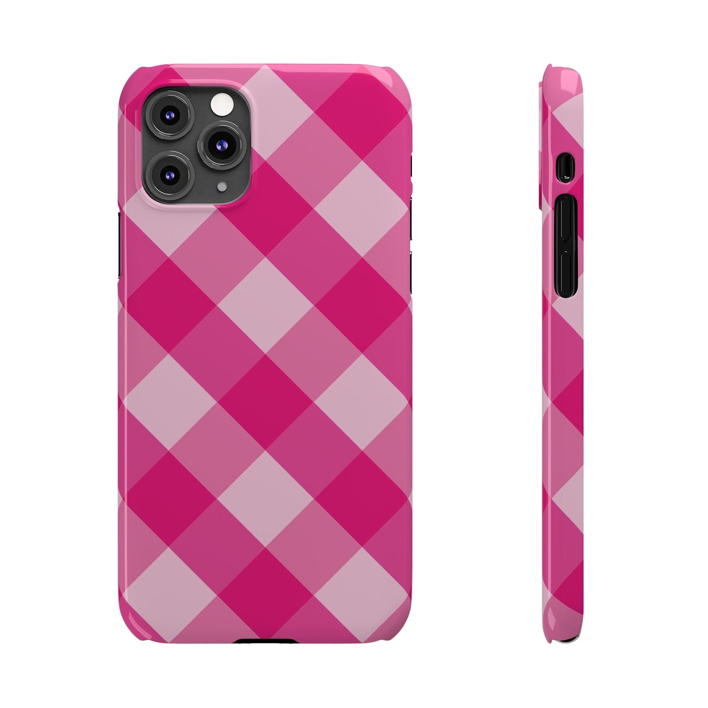 HOT PINK CLOTH Pattern  | Slim iPhone Case