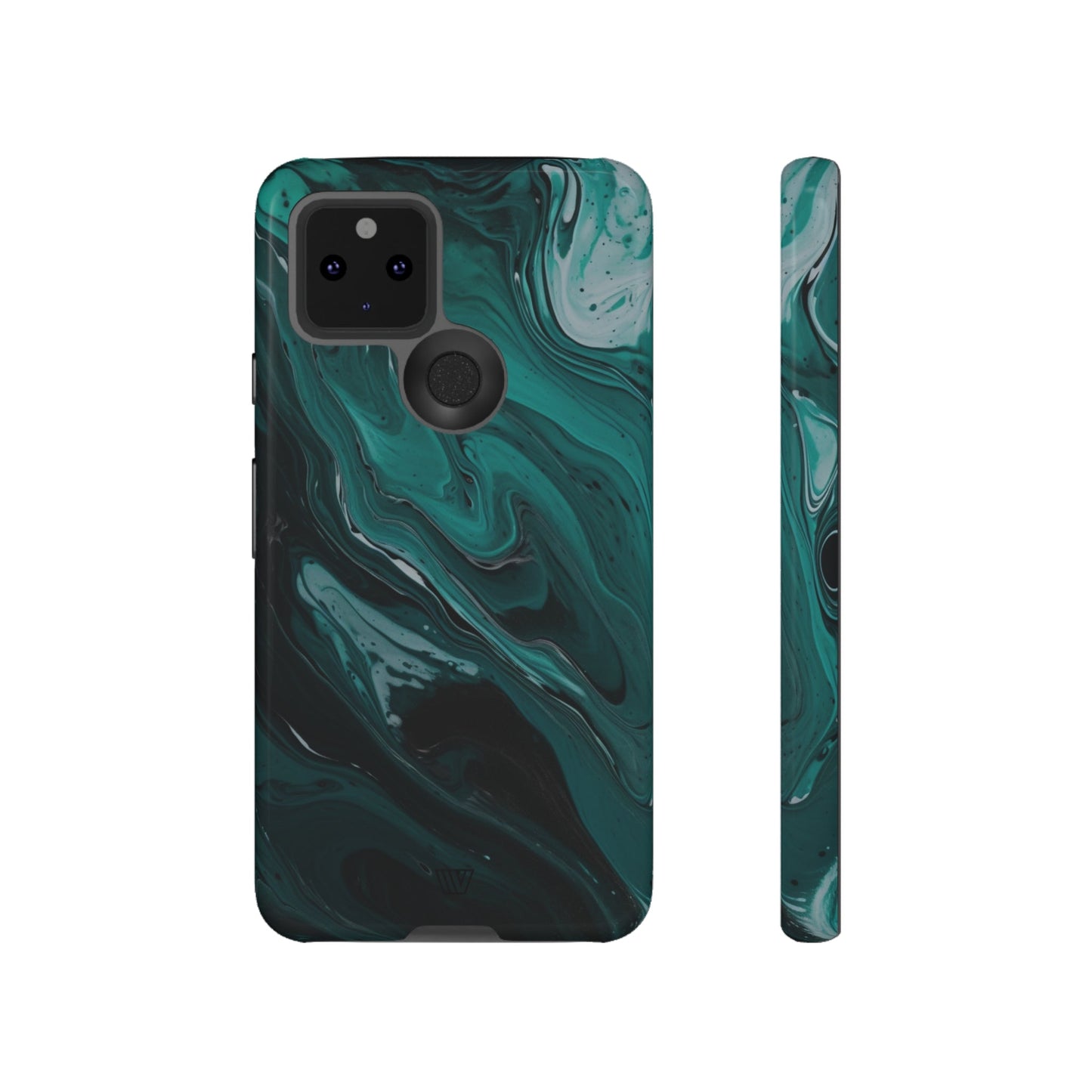 TEAL PAINT SWIRL | Tough Phone Case