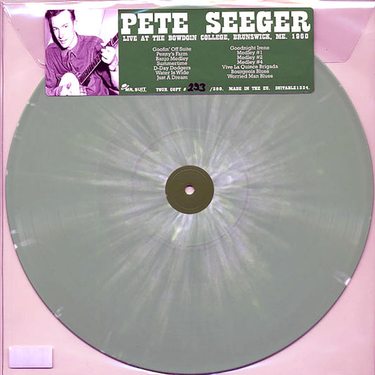 Pete Seeger - Live At The Bowdoin College, Brunswisk, Maine 1960 (ltd. 300 copies made) (colored vinyl)