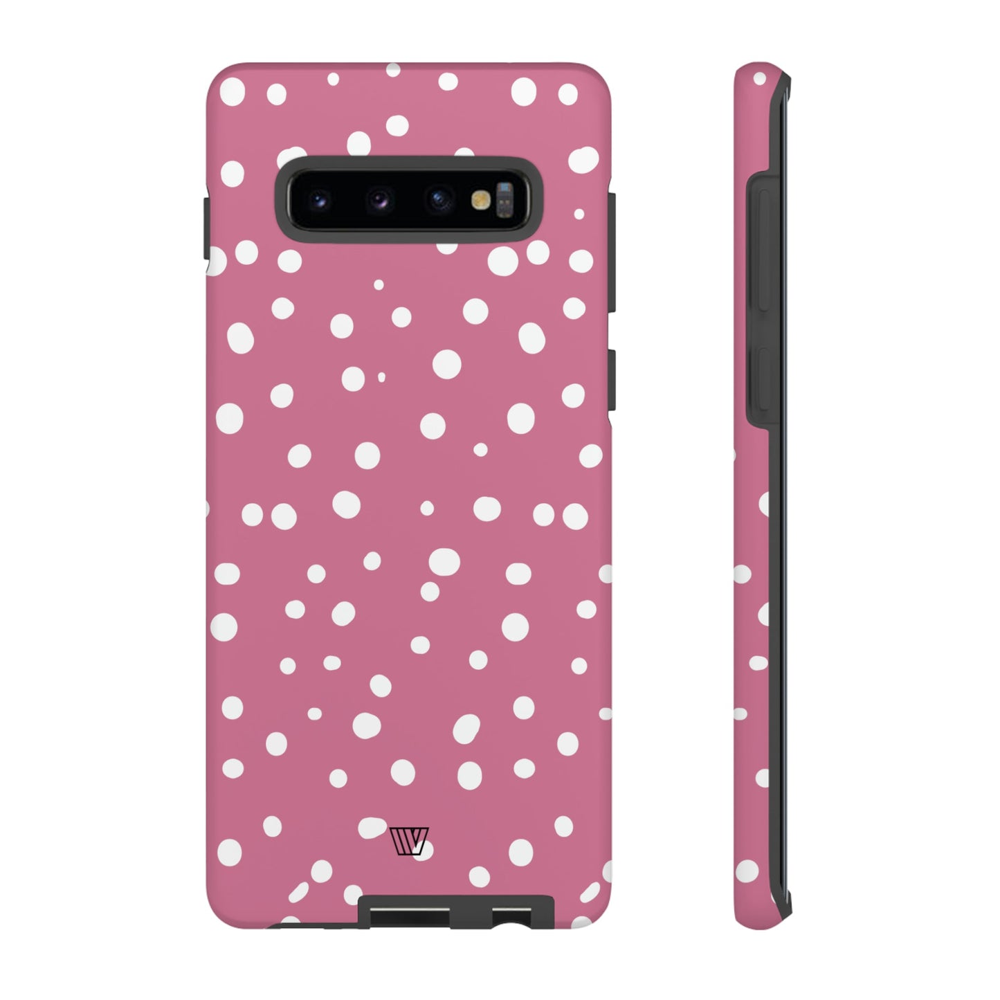 BLUSH RED DOTS | Tough Phone Case