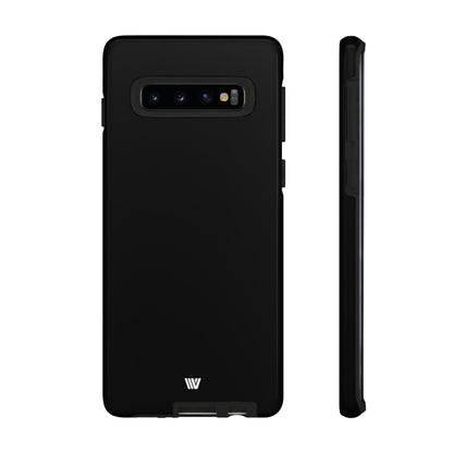 JET BLACK | Tough Phone Case