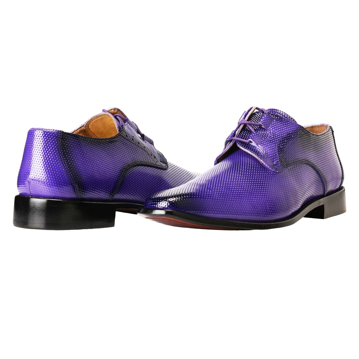 Blacktown Genuine Leather Oxford Style Lace-Up Dress Shoes For Men