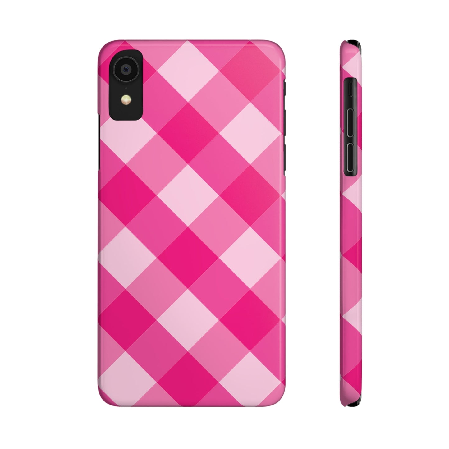 HOT PINK CLOTH Pattern  | Slim iPhone Case