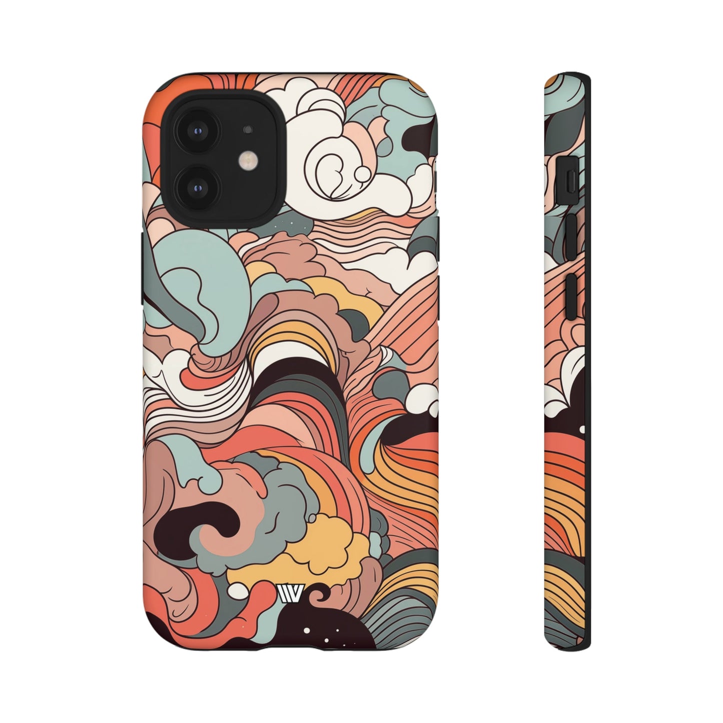 ABSTRACT DOODLE CLOUDS | Tough Phone Case