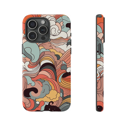 ABSTRACT DOODLE CLOUDS | Tough Phone Case