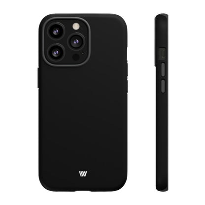 JET BLACK | Tough Phone Case