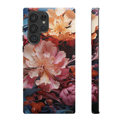 PAINT SWIRL FLOWERS | Tough Phone Case