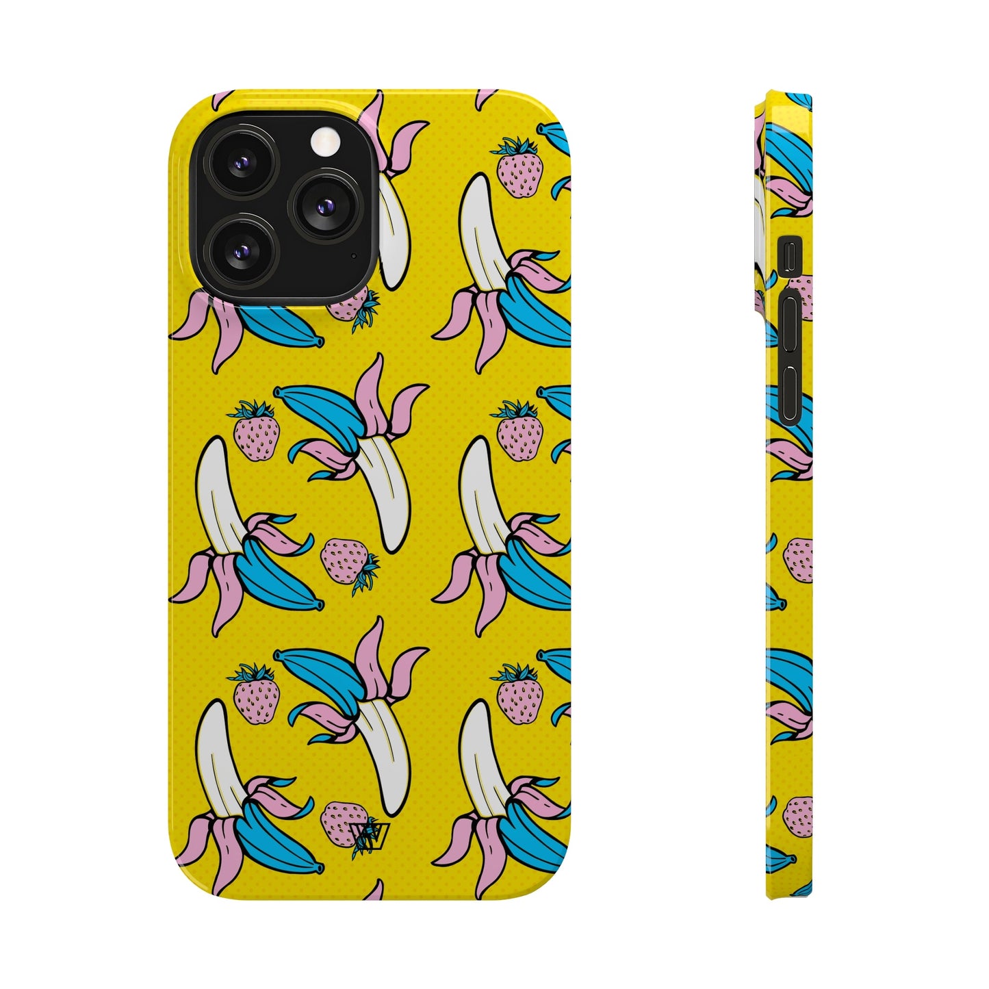 STRAWBERRY BANANA POP ART | Slim iPhone Case