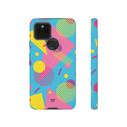 80s / 90s RETO PATTERN LIGHT BLUE | Tough Phone Case