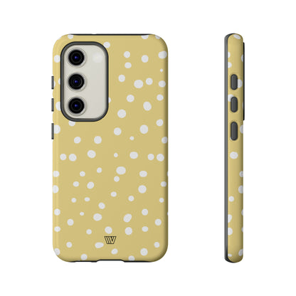 MUTED YELLOW DOTS | Tough Phone Case