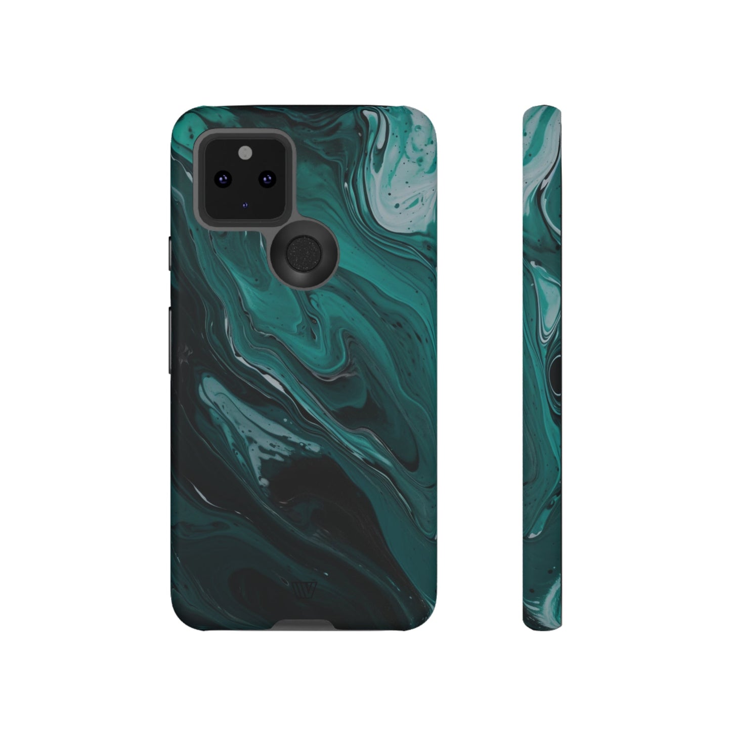 TEAL PAINT SWIRL | Tough Phone Case