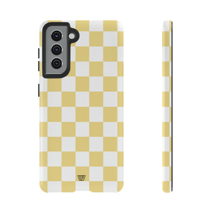 BANANA YELLOW CHECKERBOARD | Tough Phone Case