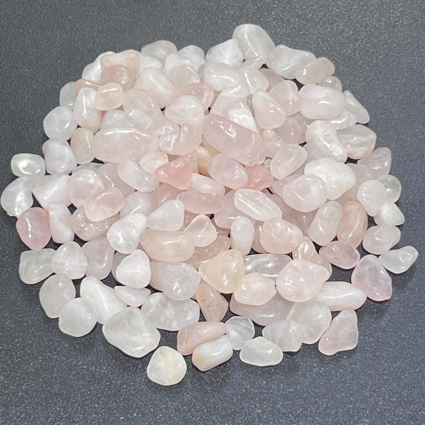 Rose Quartz Small Tumbled (1 LB) One Pound Bulk Wholesale Lot Polished Gemstones