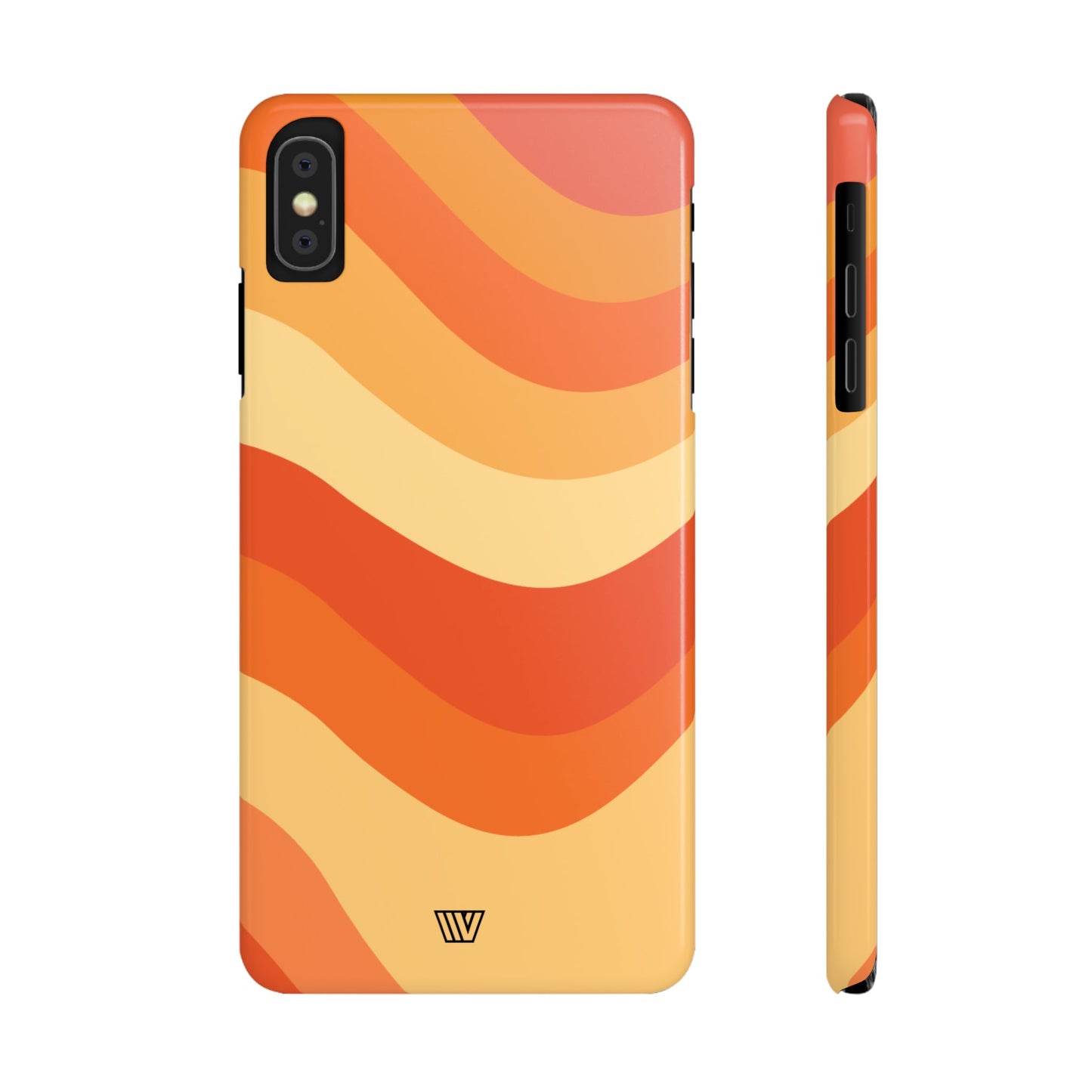 RETRO GROOVY WAVES | Slim iPhone Case