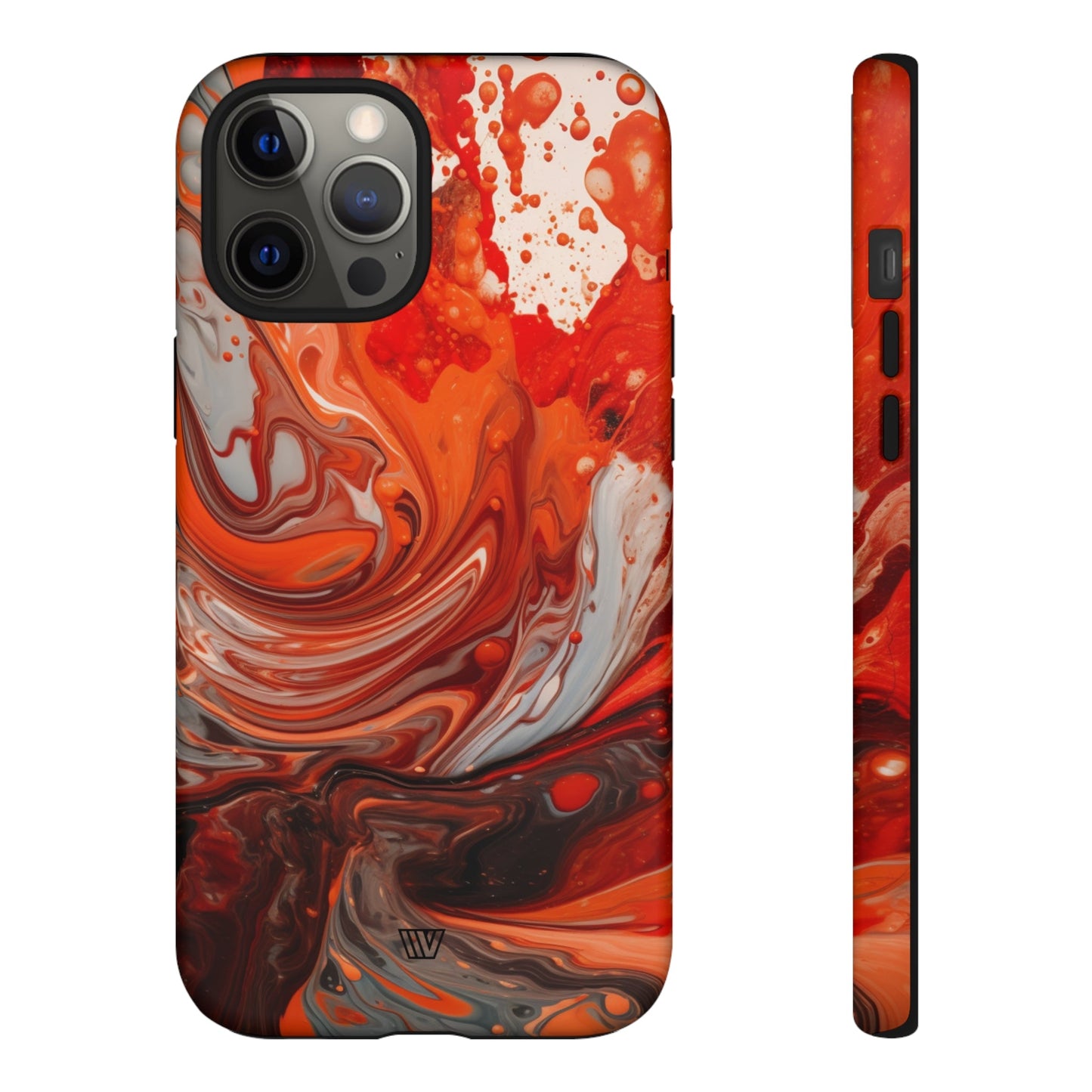 WHITE FIRE PAINT SWIRL | Tough Phone Case