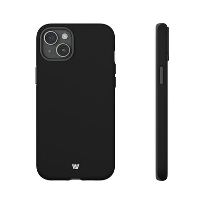 JET BLACK | Tough Phone Case