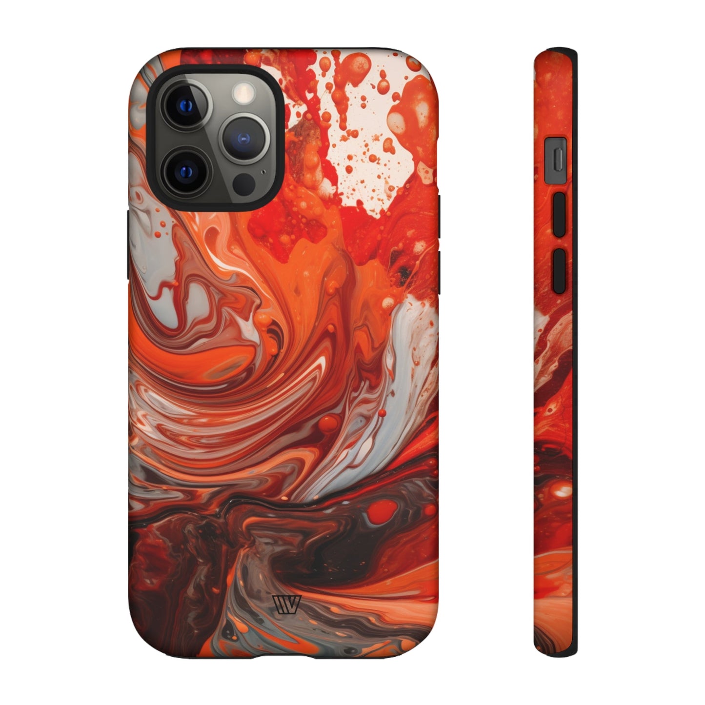 WHITE FIRE PAINT SWIRL | Tough Phone Case