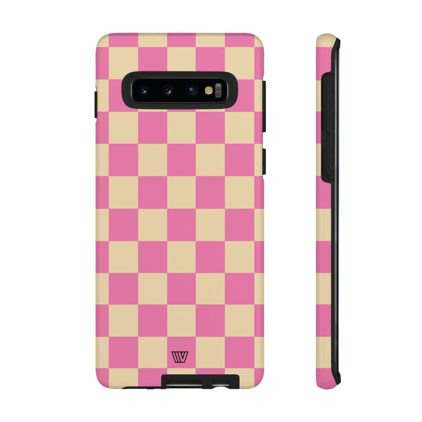 PINK TAN CHECKERBOARD | Tough Phone Case