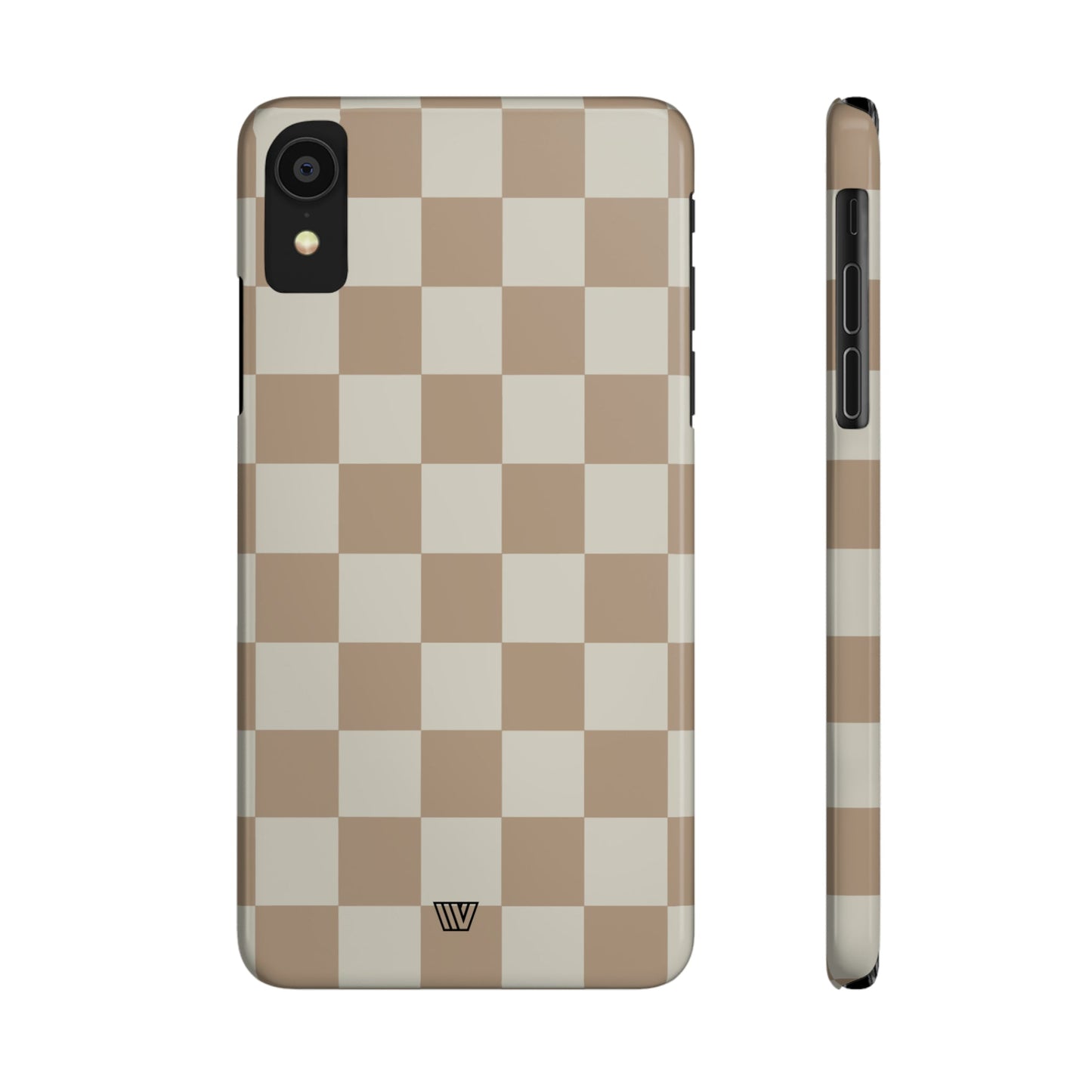 NEUTRAL CHECKERBOARD | Slim iPhone Case