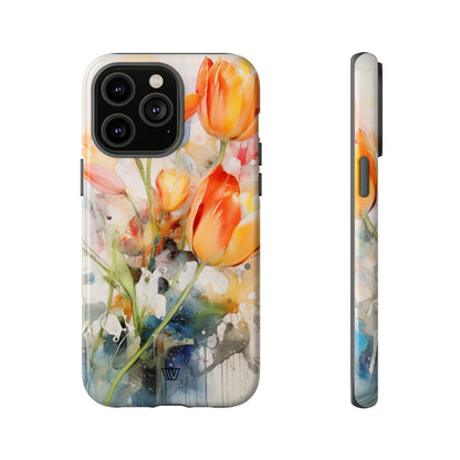 WATERCOLOR TULIPS | Tough Phone Case