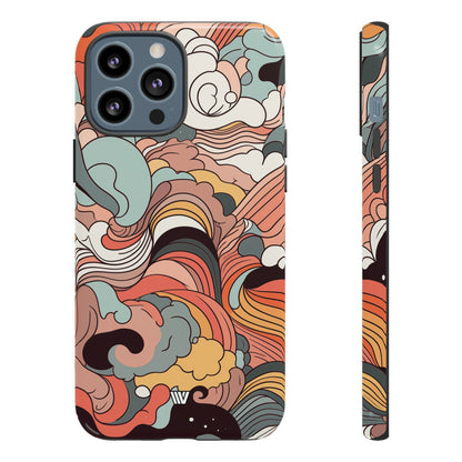 ABSTRACT DOODLE CLOUDS | Tough Phone Case