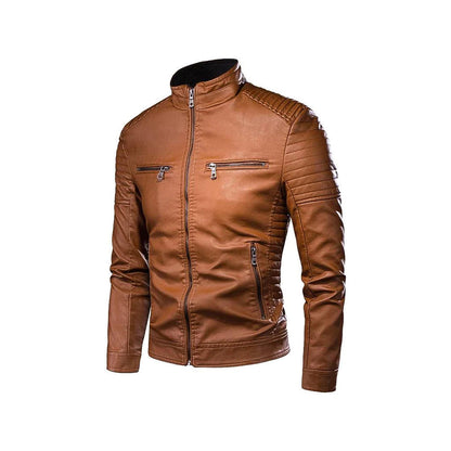 Austin Slim Fit Leather Jacket