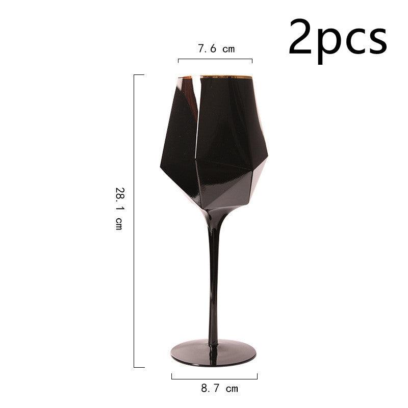 Geometric Elegance: Discover the Charm of Decorative Wine Glasses