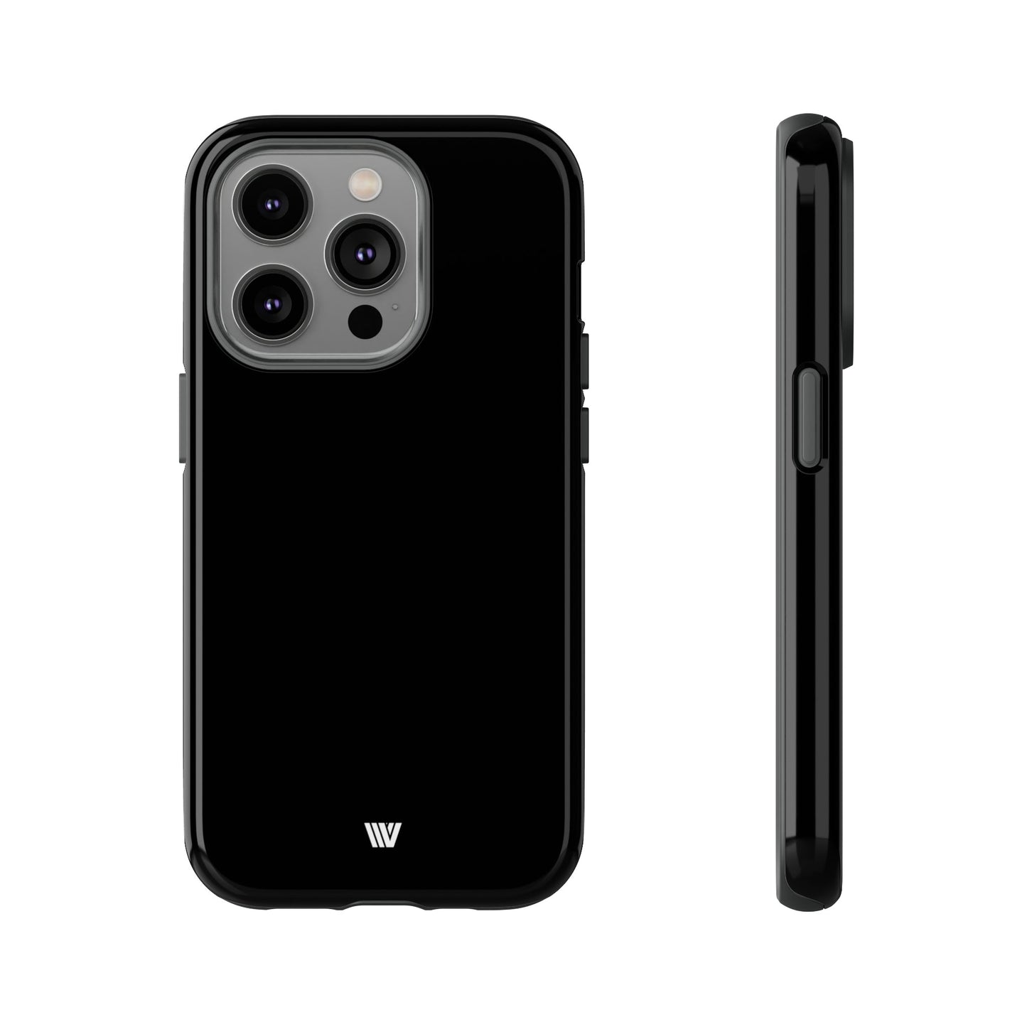 JET BLACK | Tough Phone Case