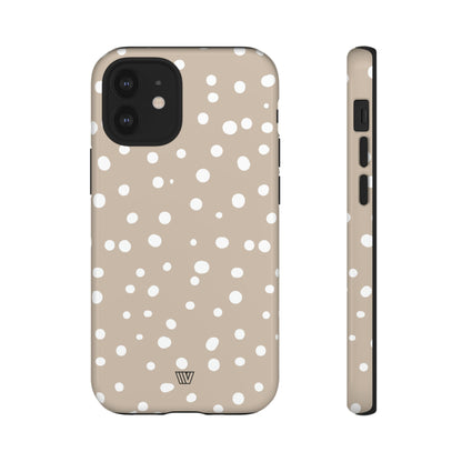 BEIGE DOTS | Tough Phone Case