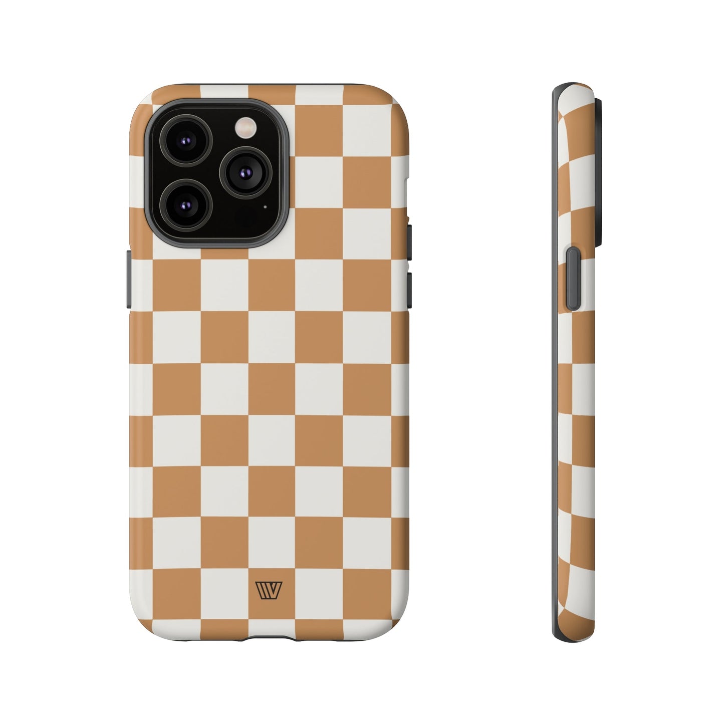 CHESTNUT CHECKERBOARD | Tough Phone Case