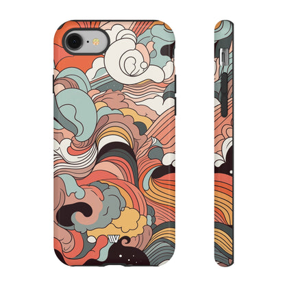 ABSTRACT DOODLE CLOUDS | Tough Phone Case