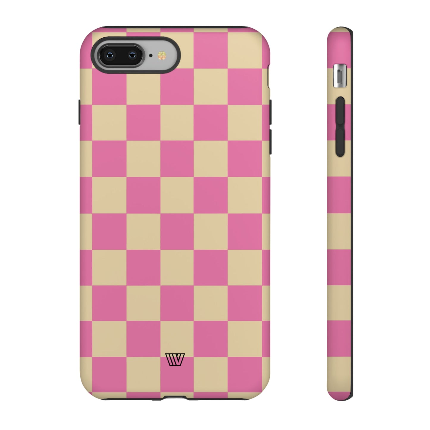 PINK TAN CHECKERBOARD | Tough Phone Case