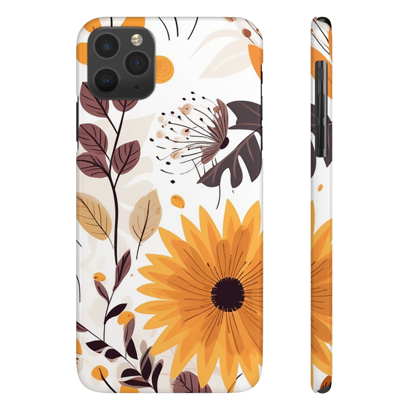 FALL FLOWERS | Slim iPhone Case