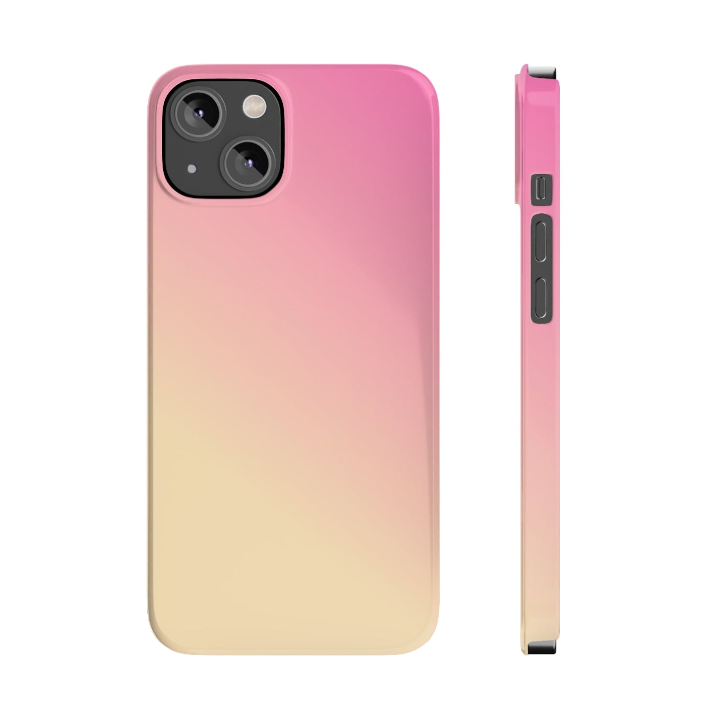 PINK YELLOW GRADIENT | Slim iPhone Case