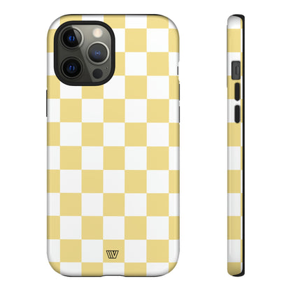 BANANA YELLOW CHECKERBOARD | Tough Phone Case