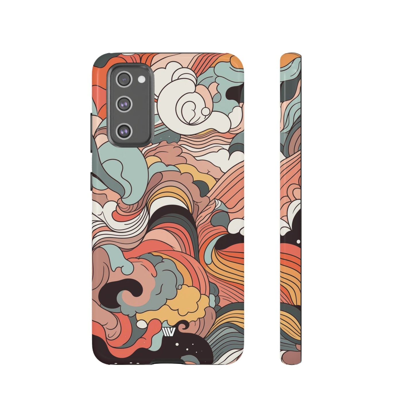 ABSTRACT DOODLE CLOUDS | Tough Phone Case