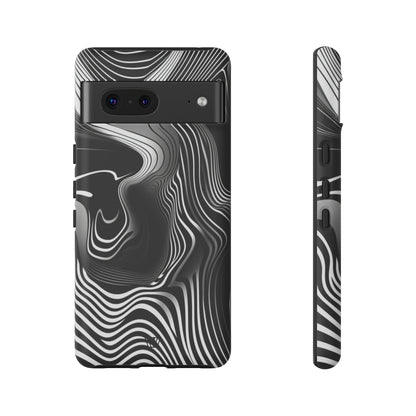 ABSTRACT ZEBRA STRIPES | Tough Phone Case