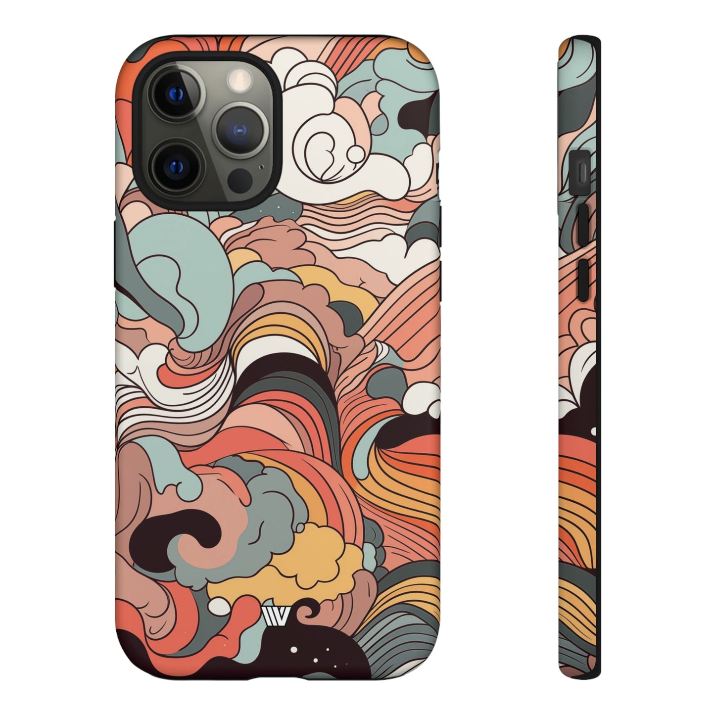 ABSTRACT DOODLE CLOUDS | Tough Phone Case