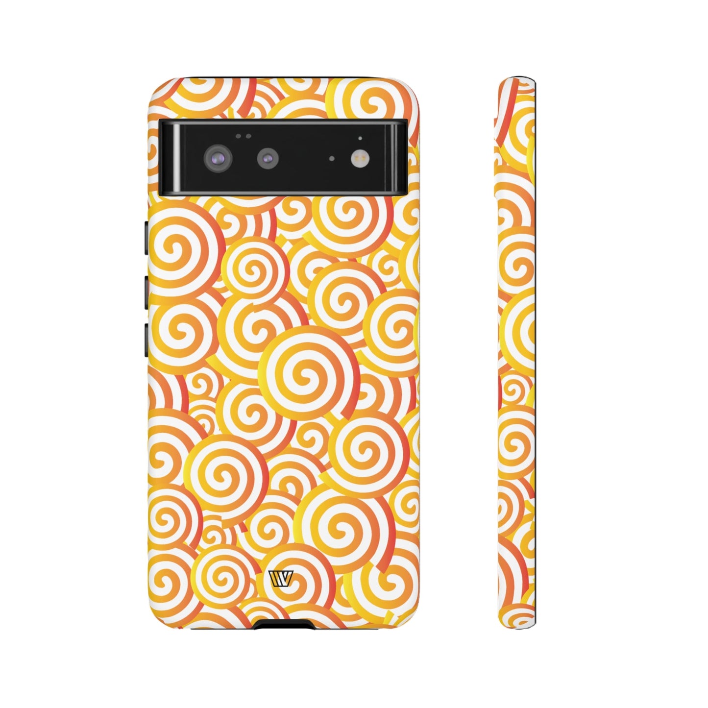 ABSTRACT SPIRAL ORANGE | Tough Phone Case