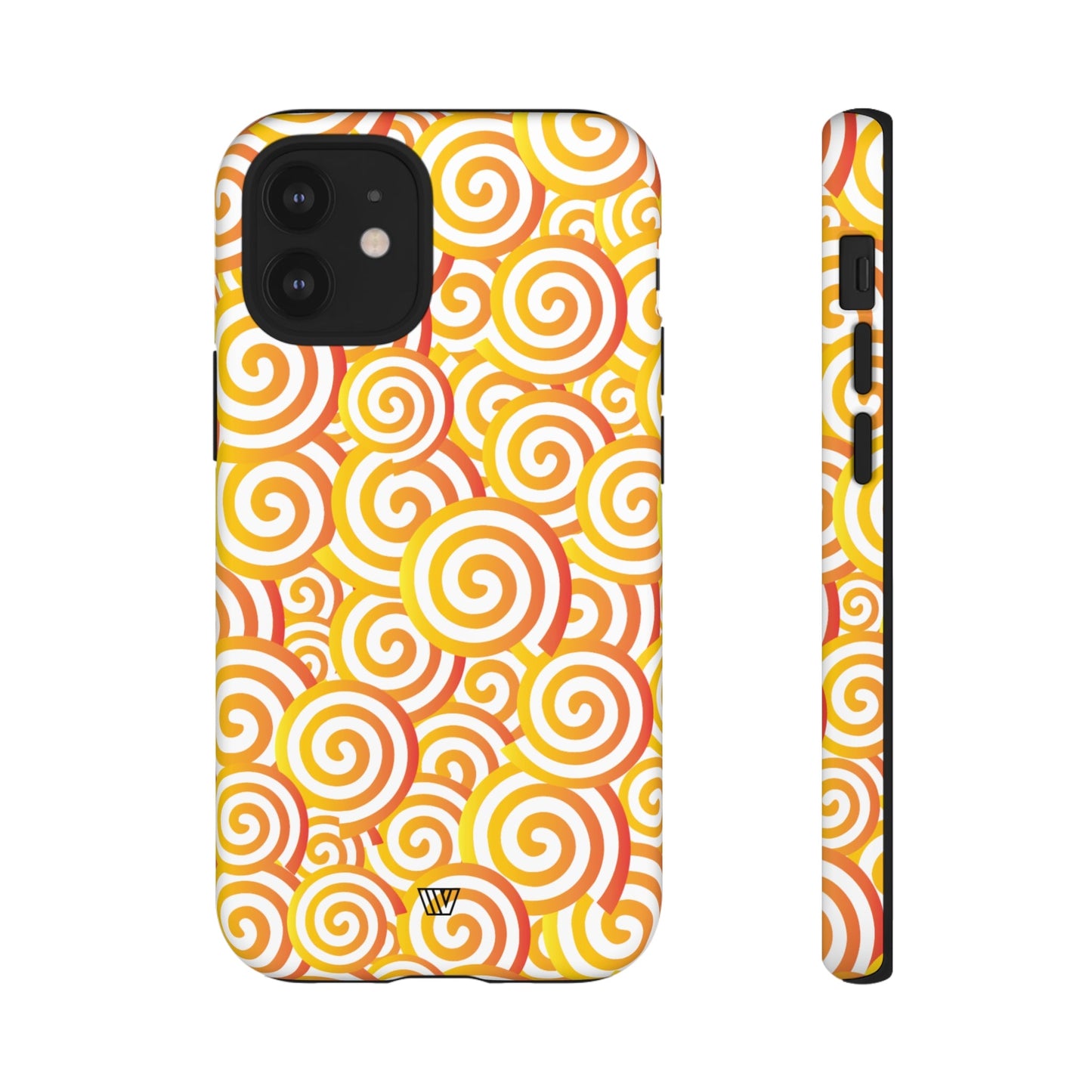 ABSTRACT SPIRAL ORANGE | Tough Phone Case