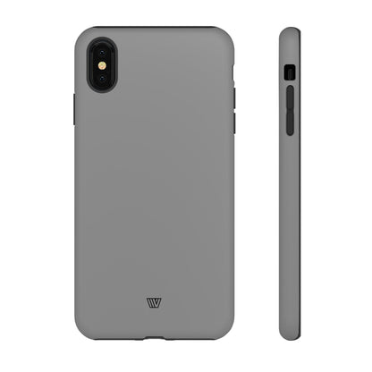 SOLID GRAY | Tough Phone Case