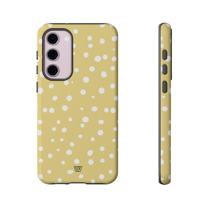 MUTED YELLOW DOTS | Tough Phone Case